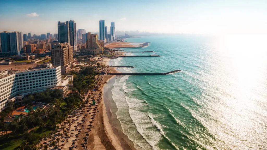 Movers and packers in Ajman - Ajman Corniche and beach