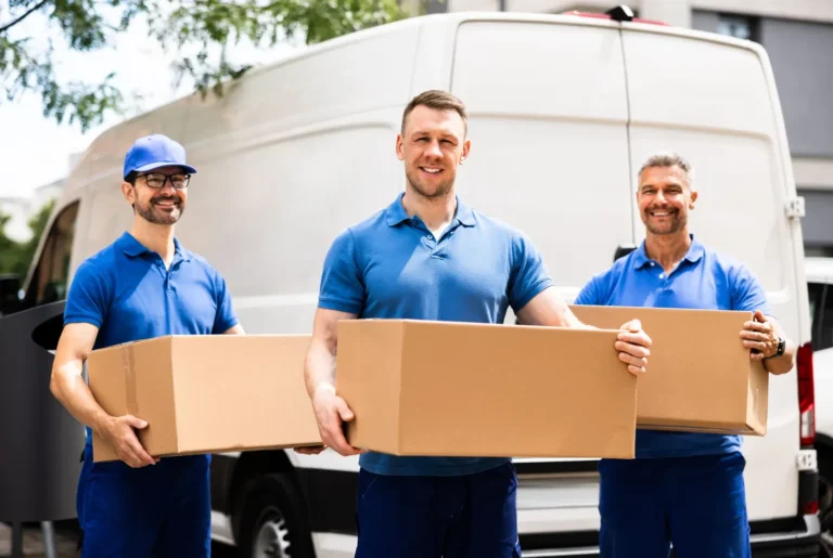 Professional moving team in Dubai