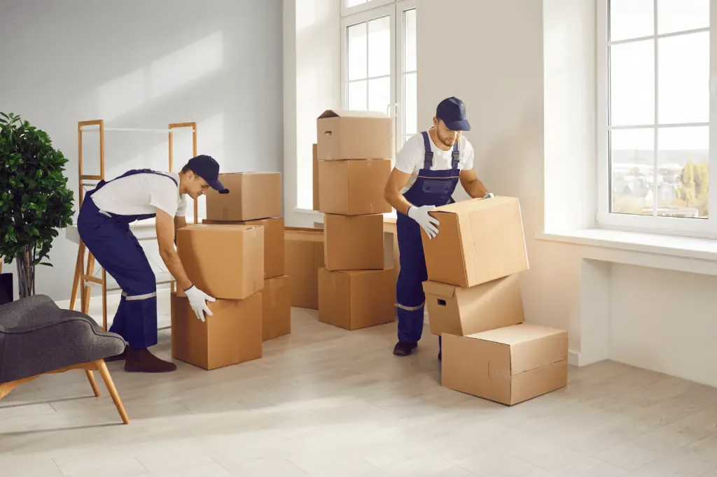 Apartment movers in Dubai - moving day in a modern apartment